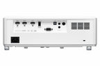 Optoma UHZ45 laser 4K gaming and home entertainment projector displaying a vibrant image on a wall.