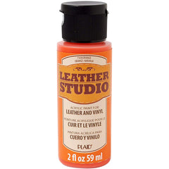 Leather Studio Paint Orange 2 Oz. - Al Masam Stationery LLC