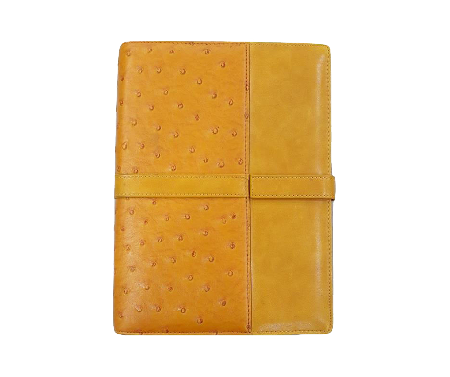 AMS-RM S 4 - (Mustard yellow) PU Leather Organizer - Al Masam Stationery LLC