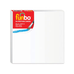 Funbo Stretched 3D canvas 380 gms 30X30 cm - Al Masam Stationery LLC