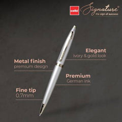 Cello Signature Cream Ivory RP 1BLTR- Blue - Al Masam Stationery LLC