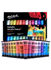 Metallic Acrylic Colour Paint Set Signature (1.2oz) - Al Masam Stationery LLC