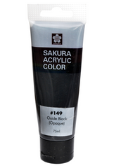 SAKURA ACRYLIC 75ML OXIDE BLACK - Al Masam Stationery LLC