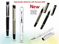 AMS-PN-40 (Triangle Shape Metal with German Refill) - Al Masam Stationery LLC