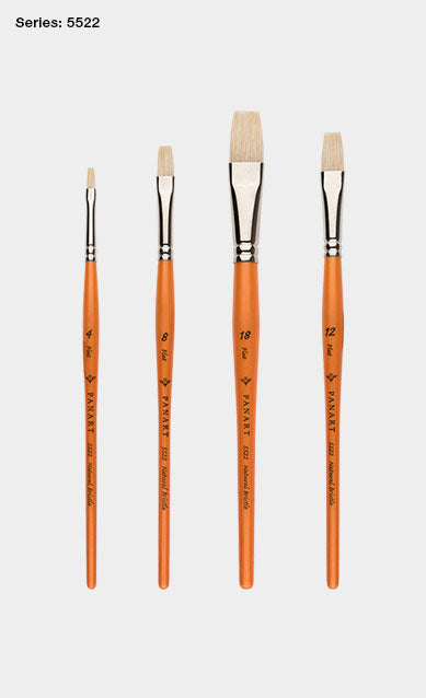 PANART CAMPUS BRISTLE FLAT SH BRUSH 5522-8 - Al Masam Stationery LLC