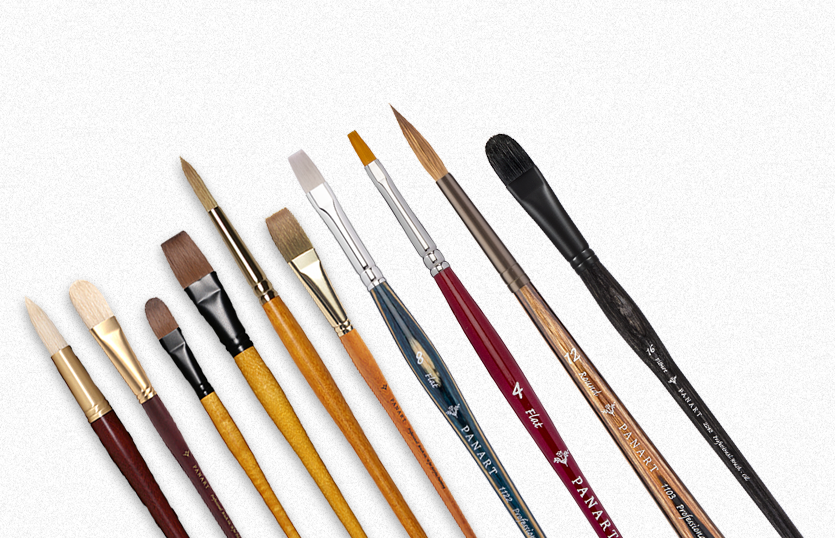 PANART D'RAMBLE REVERSIBLE BRUSH SET R-6 F-4 - Al Masam Stationery LLC Main image