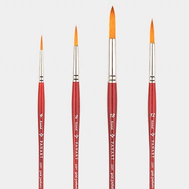 PANART ECHO SYNTHETIC LH BRUSH SET BR-4,8,10,14 - Al Masam Stationery LLC Main image