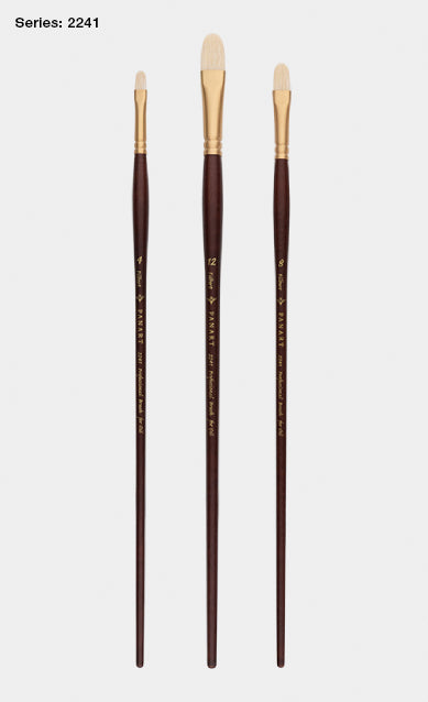 PANART PROFESSIONAL BRISTLE FILBERT LH BRUSH 241-16 - Al Masam Stationery LLC Main image