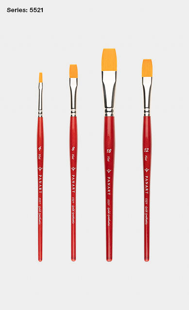 PANART CAMPUS SYNTHETIC FLAT SH BRUSH 5521-2 - Al Masam Stationery LLC