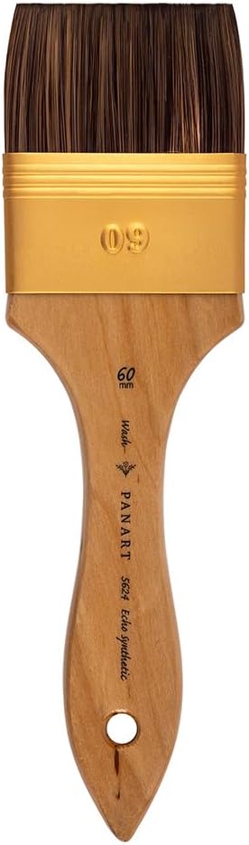PANART VEGAN SYNTHETIC BRISTLE WASH BRUSH 60MM - Al Masam Stationery LLC -  - 