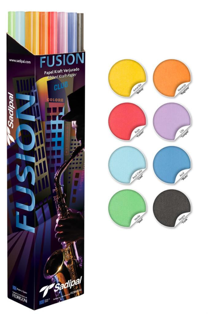 SADIPAL Display Craft Ribbed Paper Fusion Range-High Resistant-65GM-1x3m - Al Masam Stationery LLC