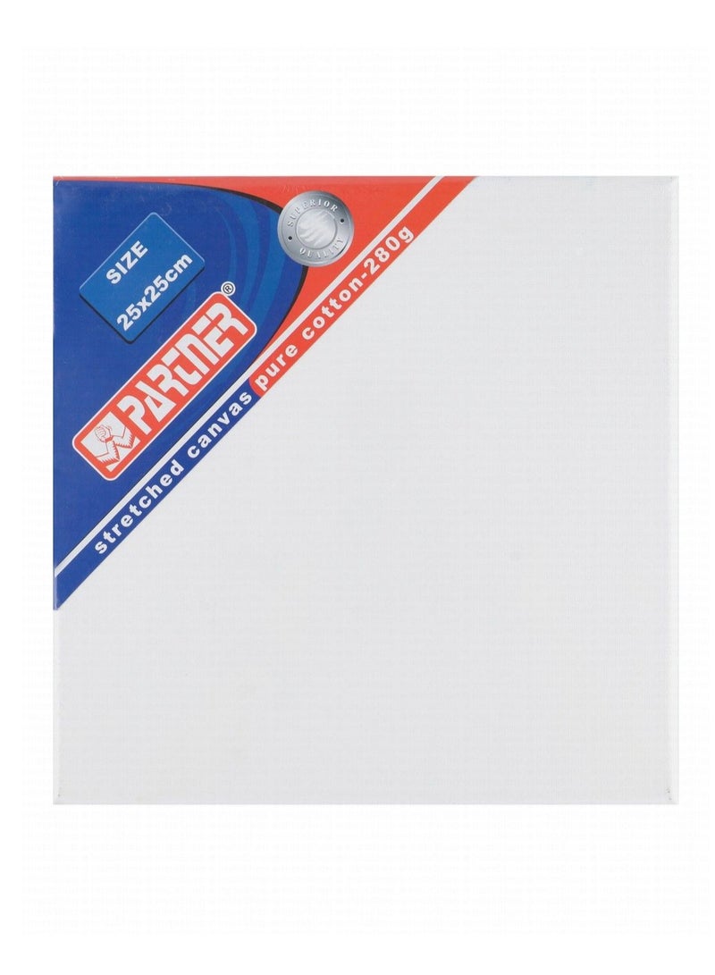 PARTNER STRETCHED CANVAS 280G 25X25CM - Al Masam Stationery LLC Main image