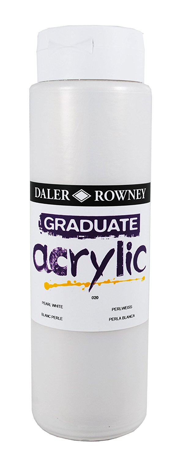 Daler Rowney Graduate Acrylic Color PEARL WHITE - Al Masam Stationery LLC