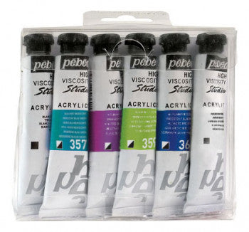 PEBEO STUDIO ACRYLIC PACK DYNA 6T20 ML - Al Masam Stationery LLC Main image