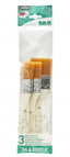 BRUSHES WALLET 3 SPALTERS YELLOW POLYAMIDE