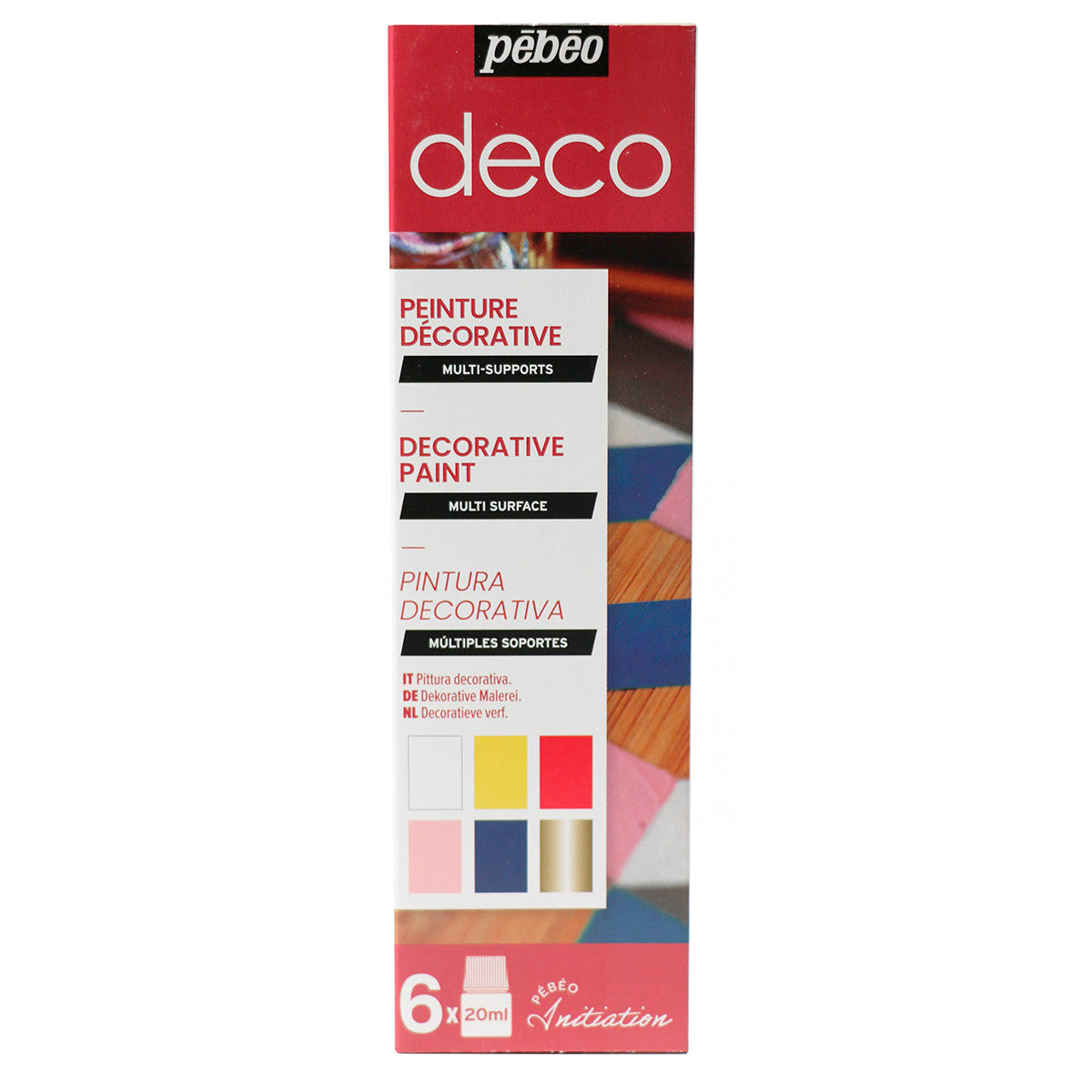 PEBEO 4 SET INITIA DECO 6X20ML - Al Masam Stationery LLC Main image