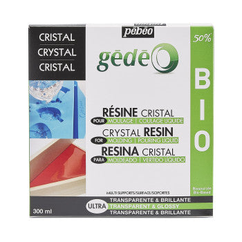 PEBEO 6 CRYSTAL RESIN BIO KIT 300ML - Al Masam Stationery LLC Main image