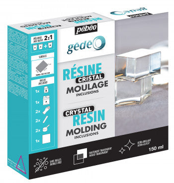 PEBEO 6  KIT CRYSTAL RESIN 150ML - Al Masam Stationery LLC Main image