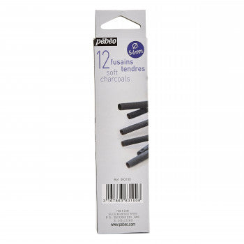 PEBEO CHARCOALS BOX OF 12 5-6 MM Secondary image