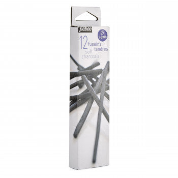 PEBEO CHARCOALS BOX OF 12 5-6 MM - Al Masam Stationery LLC