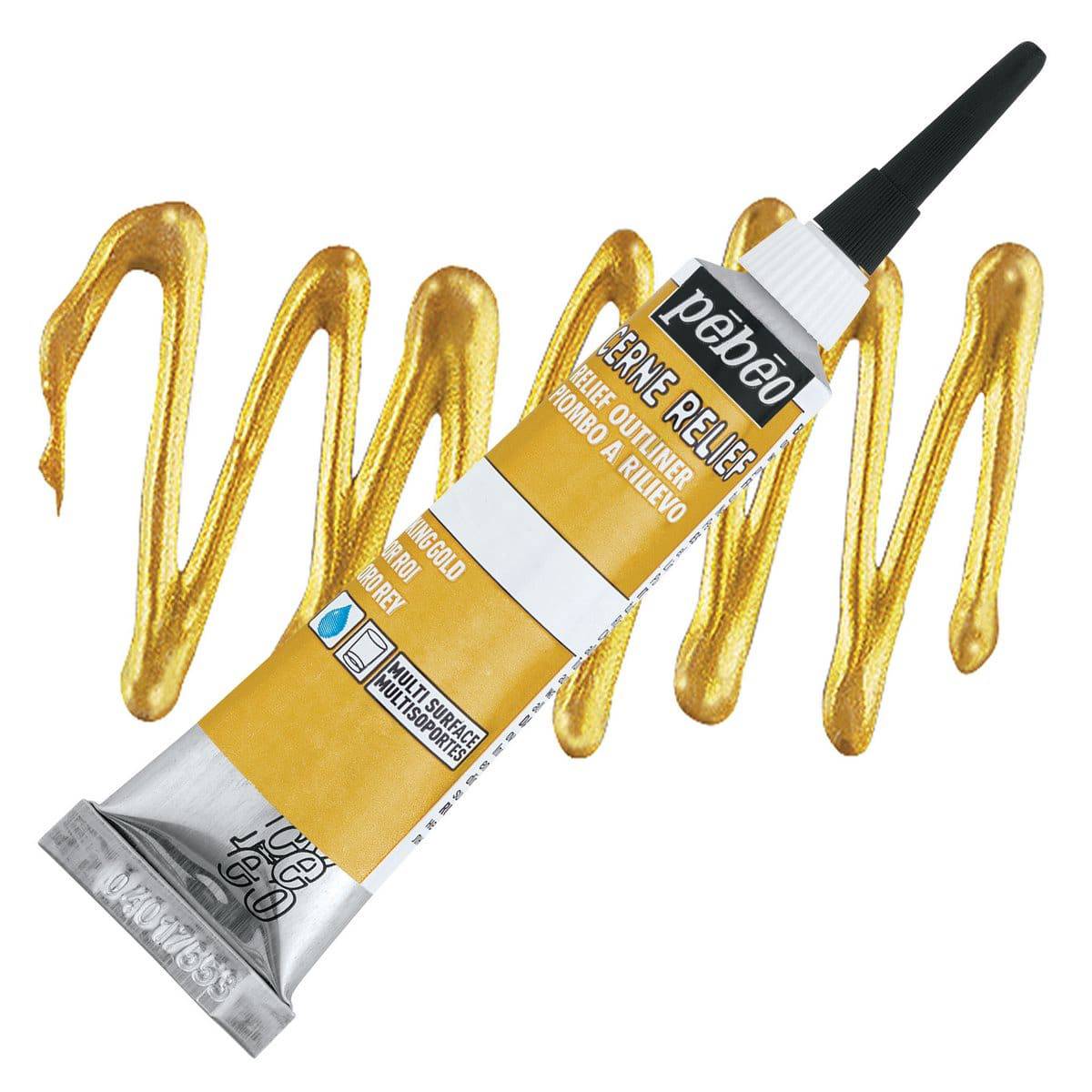 PEBEO RELIEF OUTLIN 6T20ML KING GOLD - Al Masam Stationery LLC Main image