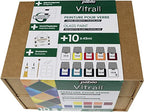 Pebeo VITRAIL Collection Set, Assorted, 45 ml - Al Masam Stationery LLC