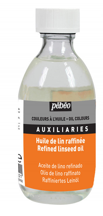 PEBEO REFINED LINSEED OIL 245 ML - Al Masam Stationery LLC Main image