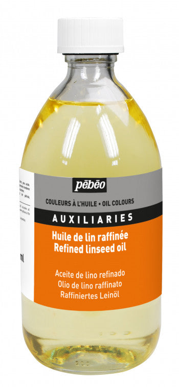 PEBEO REFINED LINSEED OIL 495ML - Al Masam Stationery LLC Main image