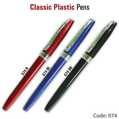 AMS-074 - Plastic pen - Al Masam Stationery LLC