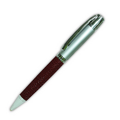 AMS-PN-05 - Metal pen (Leather type barrel) - Al Masam Stationery LLC