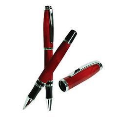 AMS-PN-08 - Metal Pen Maroon Color - Al Masam Stationery LLC