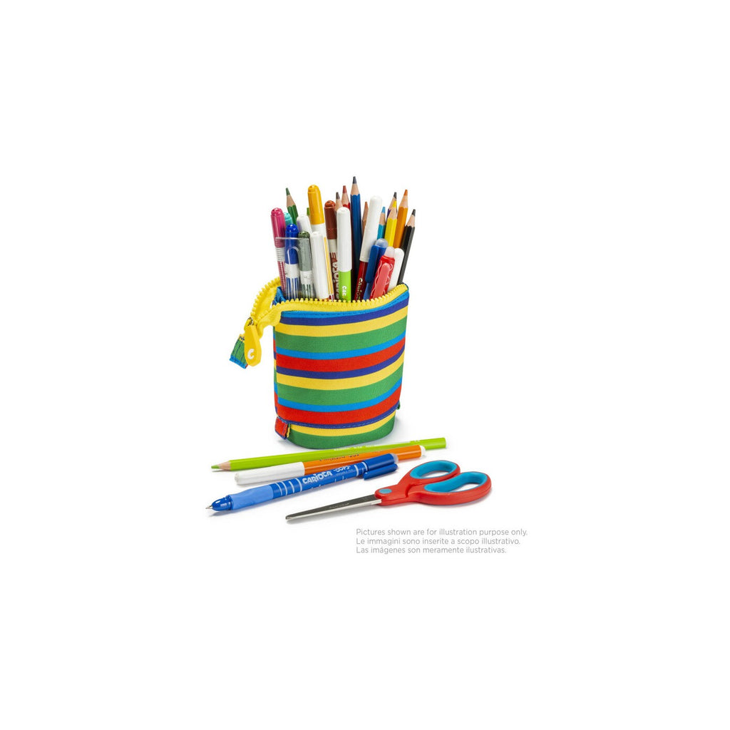 23355 Up & Down Pencil Case – Empty Multicolour Standing Pen Holder