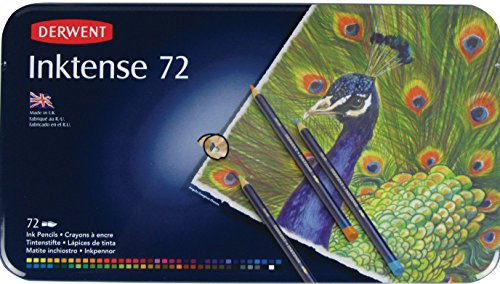 Derwent Inktense Pencils tin-72 - Al Masam Stationery LLC