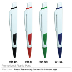 AMS- 091 - Promotional plastic pen - Al Masam Stationery LLC