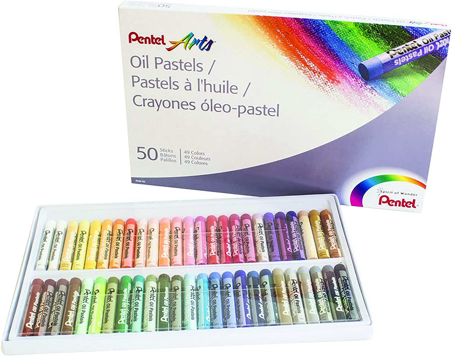 Pentel PHN-50AM Oil Pastel - Al Masam Stationery LLC Main image