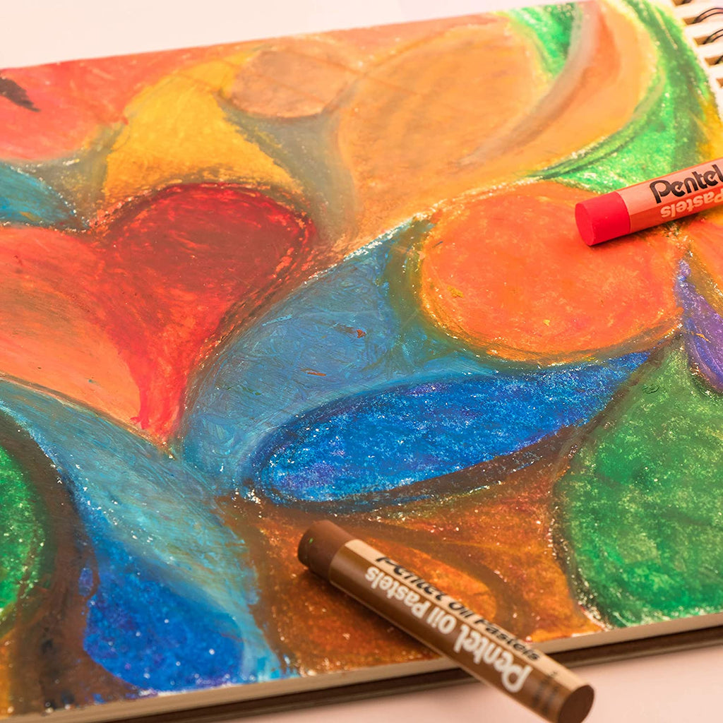 Pentel PHN-50AM Oil Pastel - Al Masam Stationery LLC