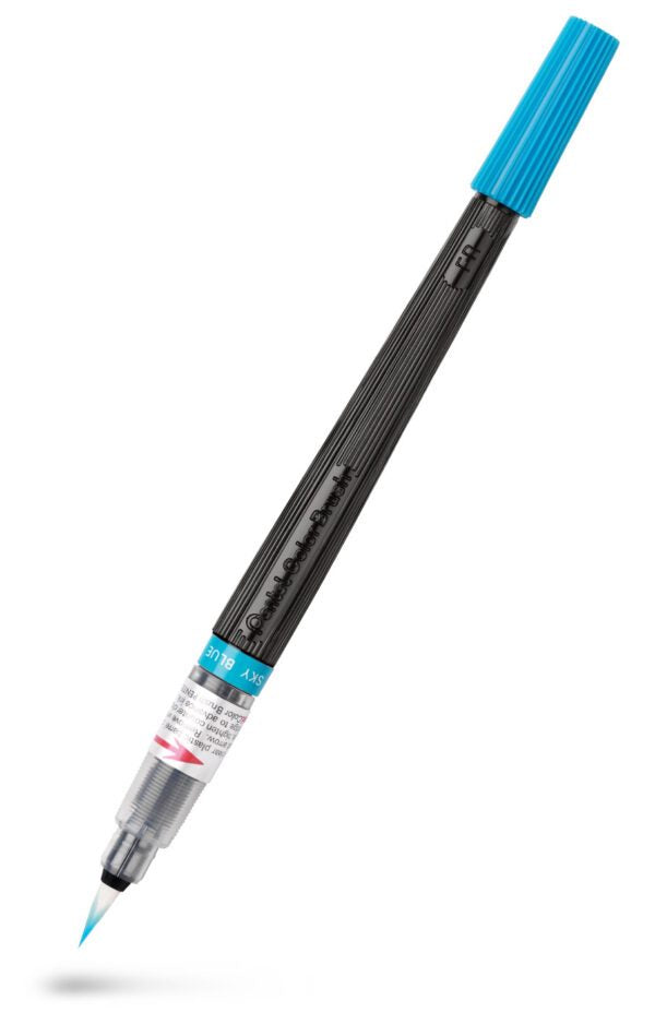 Pental Color Brush in Blister Pack Steel Blue - Al Masam Stationery LLC Main image