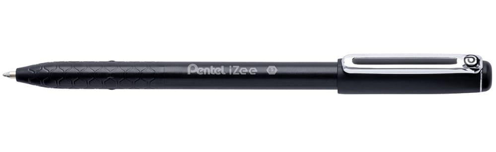 Pental Izee Retractable Ball Point Pen 0.7mm Black - Al Masam Stationery LLC Main image