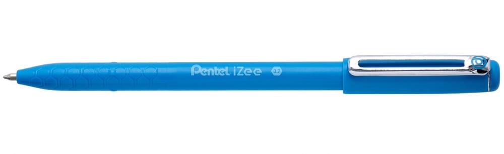 Pental Izee Retractable Ball Point Pen 0.7mm Blue - Al Masam Stationery LLC Main image