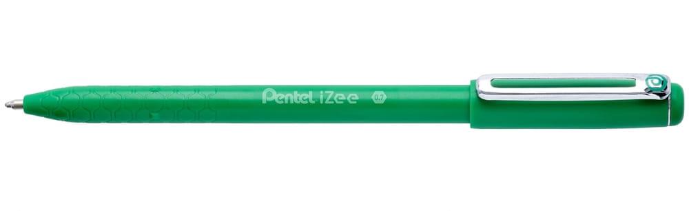 Pental Izee Retractable Ball Point Pen 0.7mm Green - Al Masam Stationery LLC Main image