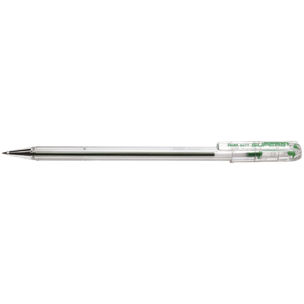 Pentel B.Point Pen Superb Green - Al Masam Stationery LLC Main image