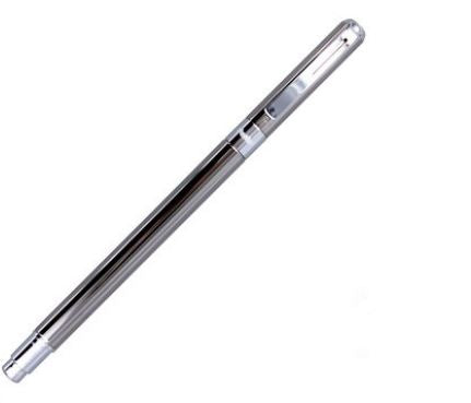 Pentel BL625 Sterling Gel Roller BallPen Silver Body 0.5mm Blue - Al Masam Stationery LLC Main image