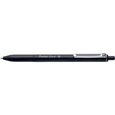 Pentel BX470-A Izee Med Retractable Ball Point Pen 0.1mm Black - Al Masam Stationery LLC Main image