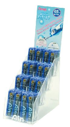Pentel C255 AIN Lead 0.5mm Hi Polymer 80Tubes Per Display - Al Masam Stationery LLC Main image