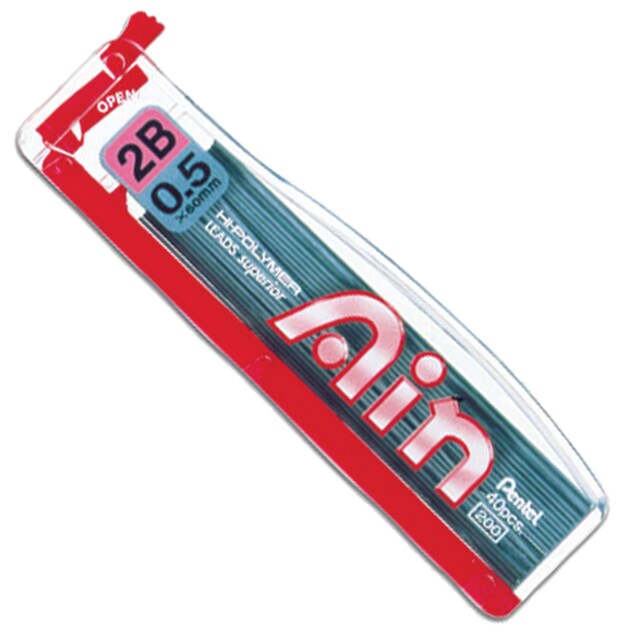 Pentel C255 AIN Lead 0.5mm Hi Polymer 1 Tube Per Pack - Al Masam Stationery LLC Main image