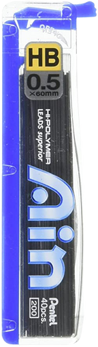 Pentel C255 AIN Lead 0.5mm Hi Polymer - (PE-C255-HB-02) - Al Masam Stationery LLC