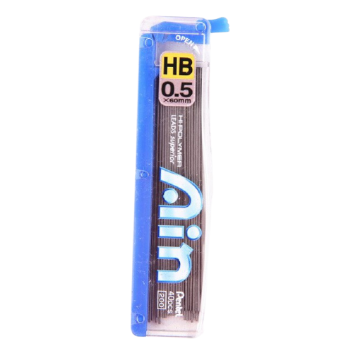 Pentel C255 AIN Lead 0.5mm Hi Polymer - (PE-C255-HBO) - Al Masam Stationery LLC Main image