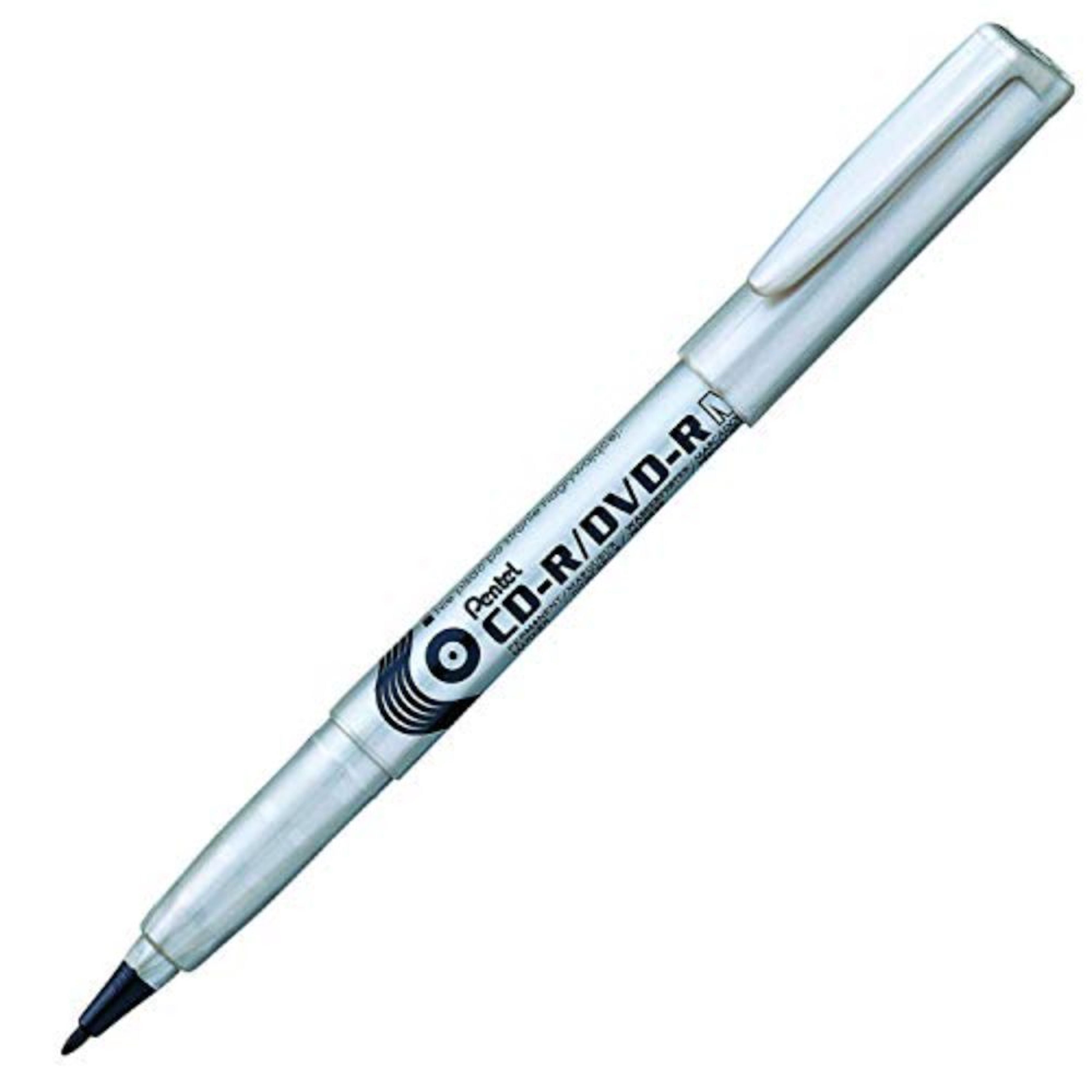 Pentel CD-R and DVD Permanent Marker Black - Al Masam Stationery LLC Main image