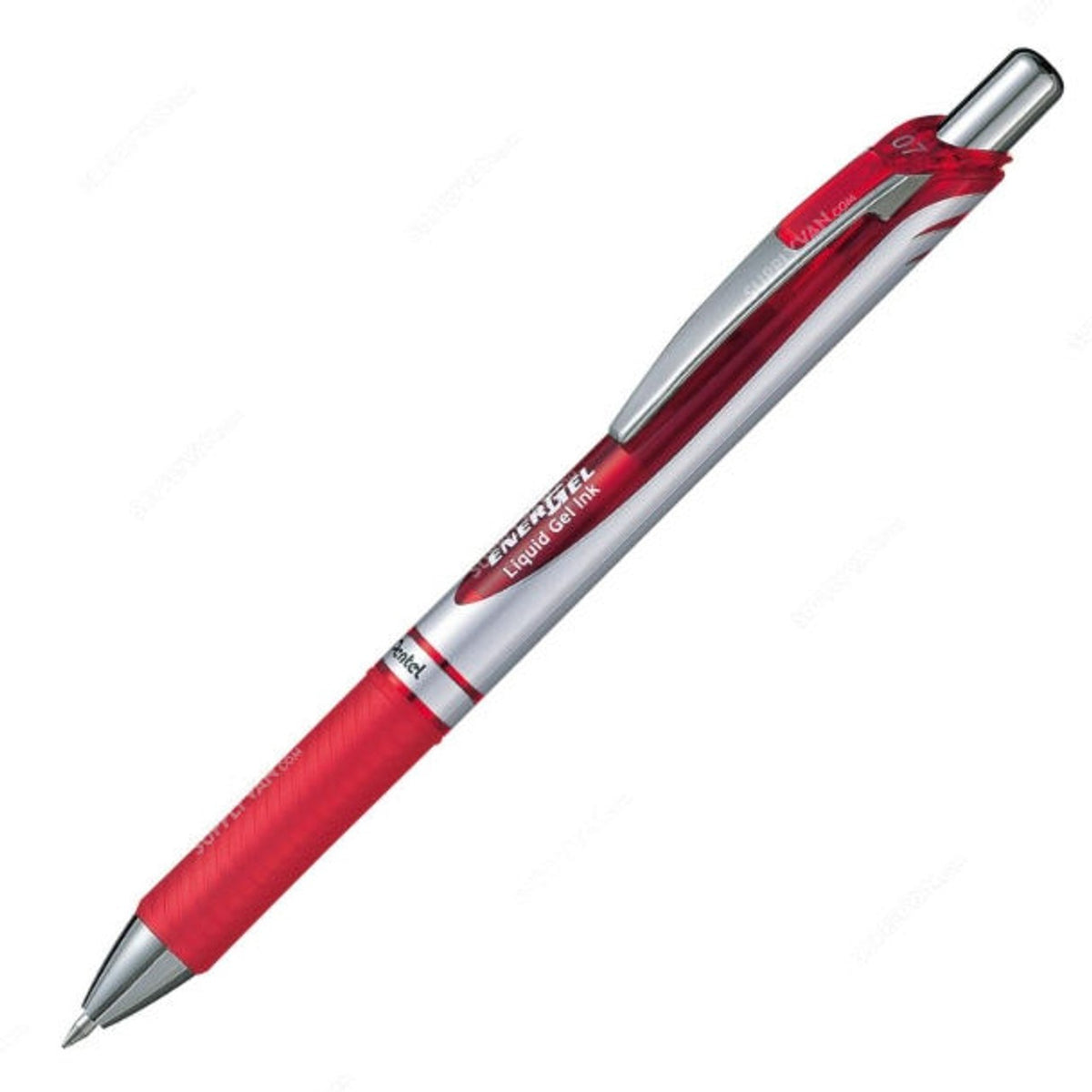 Pentel Energel Roller Metal Tip 0.7mm Red - Al Masam Stationery LLC Main image