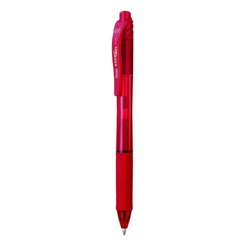 Pentel Energel-X Metal Tip 0.7mm Red - Al Masam Stationery LLC Main image